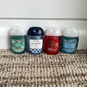 Unused hand sanitizers from Bath and Body Works